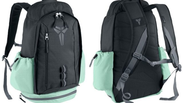Nike Kobe Mamba Backpack Anthracite Medium Mint Cool Grey