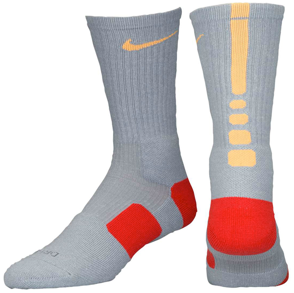 Nike LeBron 11 Elite Gold Socks | SportFits.com