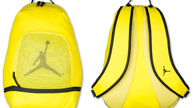 yellow jordan backpack