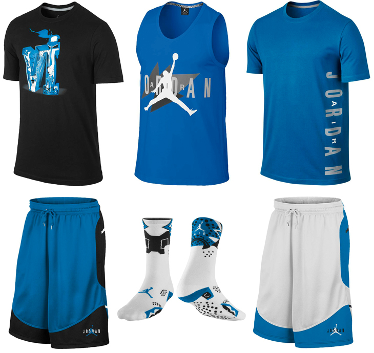 Air Jordan 6 Sport Blue Clothing Shirts 