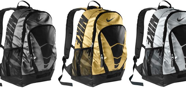 nike vapor max air gold backpack