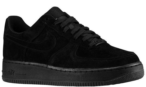 triple black air force 1 suede