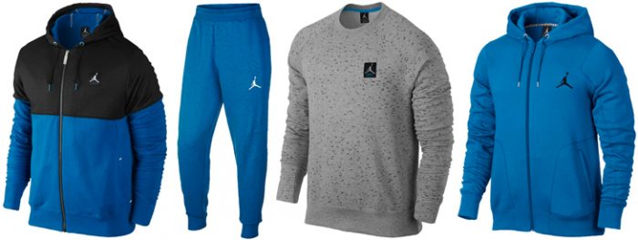 blue jordan sweats