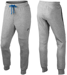 dark grey tech fleece pants