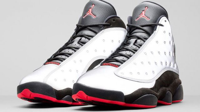 retro 13 reflective silver