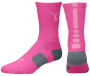 pink nike elite basketball socks