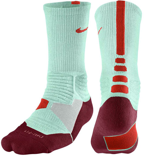 Nike Kobe 9 University Red Socks | SportFits.com