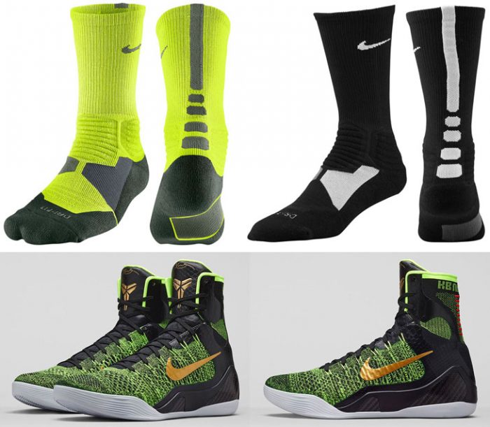 Nike Kobe 9 Elite Restored Victory Socks