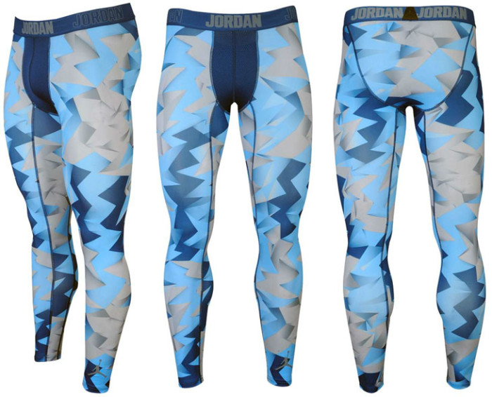 nike blue compression pants