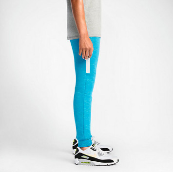 nike fleece pants blue