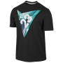 black and teal jordan shirt