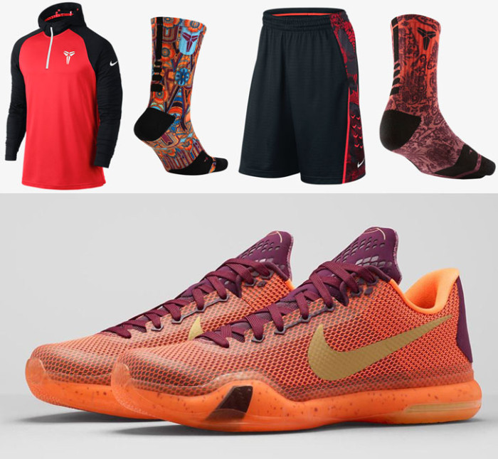 Nike Kobe Clothing to wear with Nike Kobe X Silk