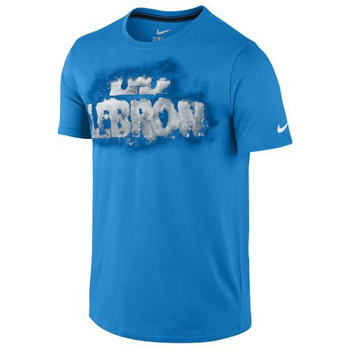 lebron blue shirt