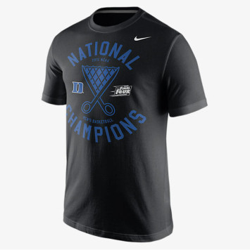 Nike Duke Blue Devils Championship Clothing Shirts and Hat | SportFits.com