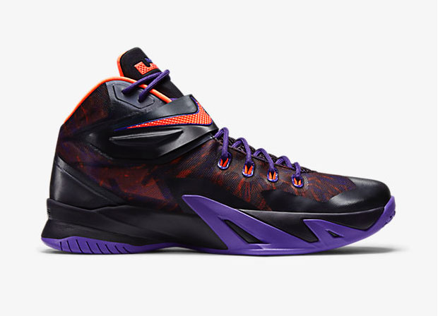 Nike Zoom LeBron Soldier 8 Premium Court Purple Hyper Crimson ...