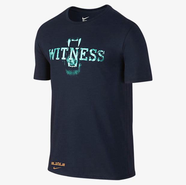 Nike LeBron Lion Teeth Witness Shirt | SportFits.com