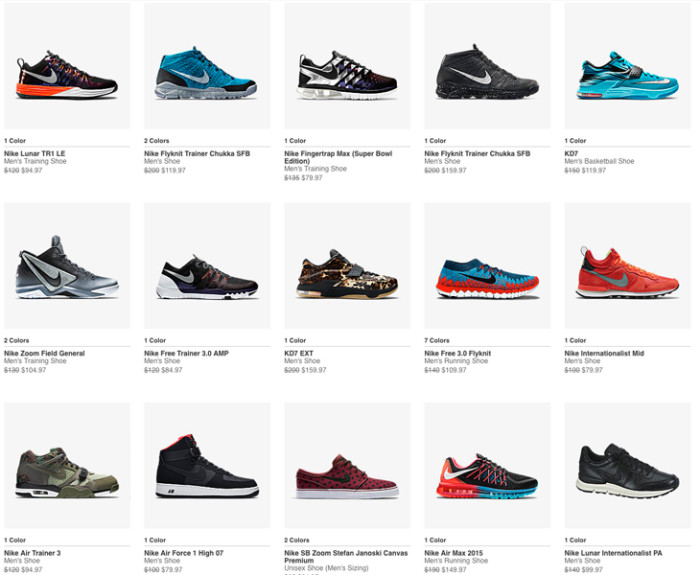 Nike Clearance Sale on Shoes and Clothing | SportFits.com