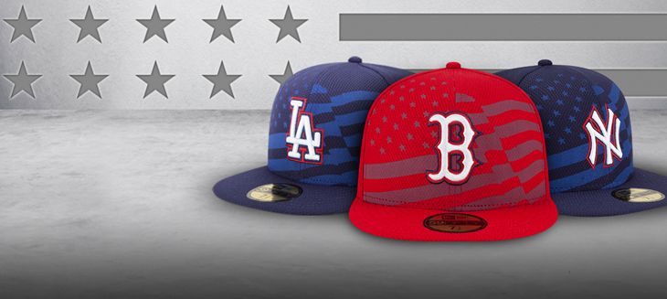 New Era 2015 MLB Fourth of July Hats
