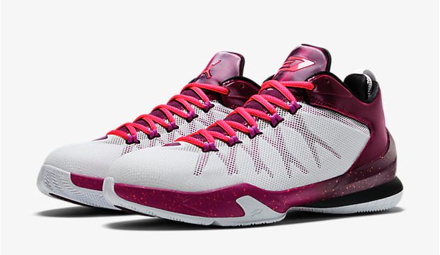 Jordan Nike CP3 VIII Chris Paul Bordeaux sneaker white and pink