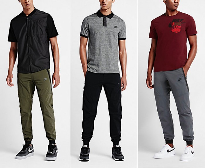 nike tech woven bonded pants
