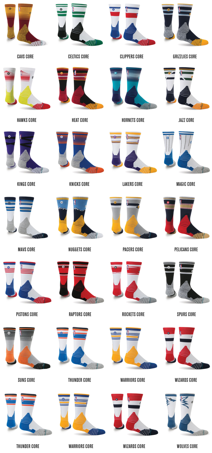 Stance Official On Court NBA Socks | SportFits.com