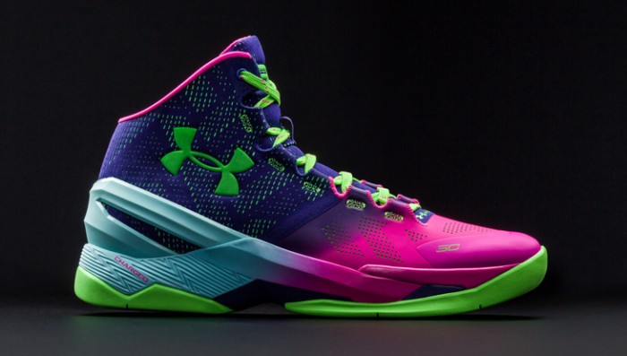 unisex curry flow 10 northern lights basketball shoes