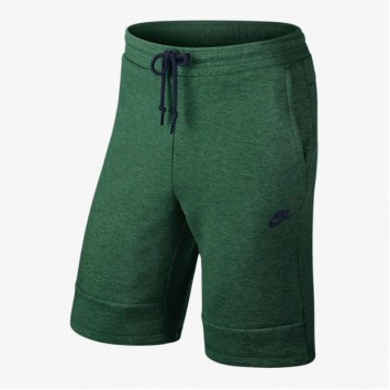 nike fleece shorts green