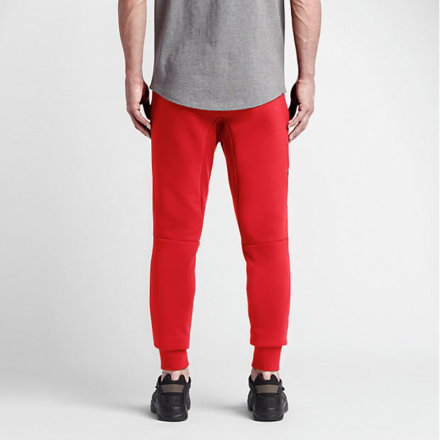 Nike Tech Fleece Pants Light Crimson Black | SportFits.com
