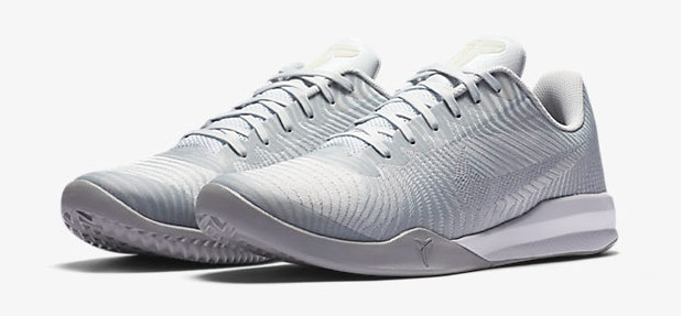 Nike Kobe Mentality 2 White Grey Silver | SportFits.com