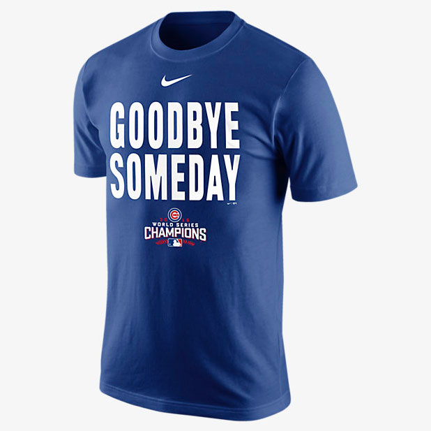 Nike Chicago Cubs 2016 World Series Champion Shirts | SportFits.com