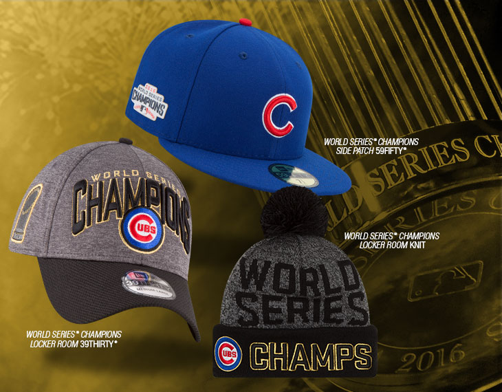 Chicago Cubs New Era 39THIRTY 2016 World Series Champions Hat Cap