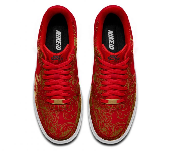 Nike air force 1 low celebrates this year's chinese new year Nike Air Force 1 Chinese New Year on NIKE iD | SportFits.com