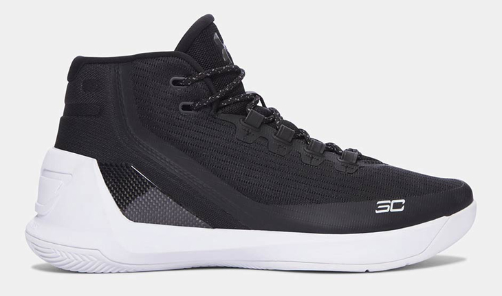 Under Armour Curry 3 Black White Cyber Monday | SportFits.com