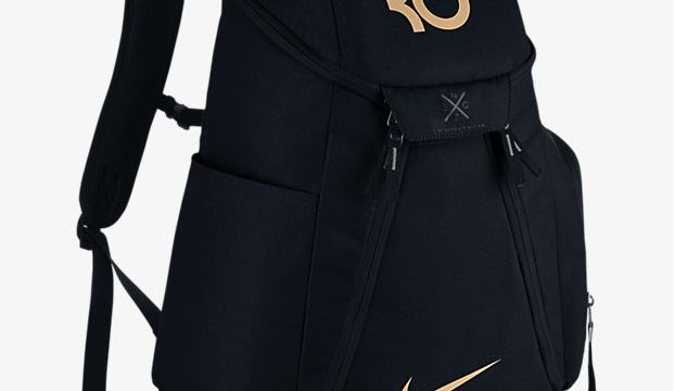 nike bookbag black and gold