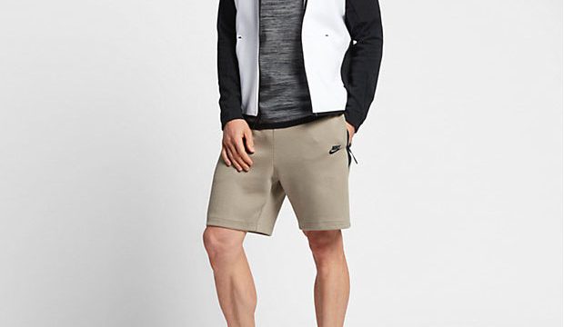 nike-sportswear-tech-fleece-shorts-khaki-1