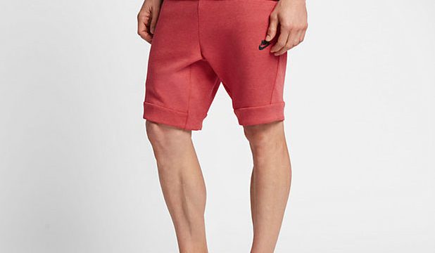 nike-sportswear-tech-fleece-shorts-red-1
