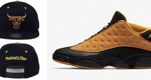 air-jordan-13-low-chutney-chicago-bulls-hat-mitchell-ness