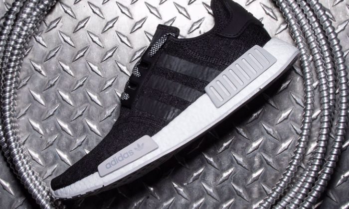 adidas nmd reflective black