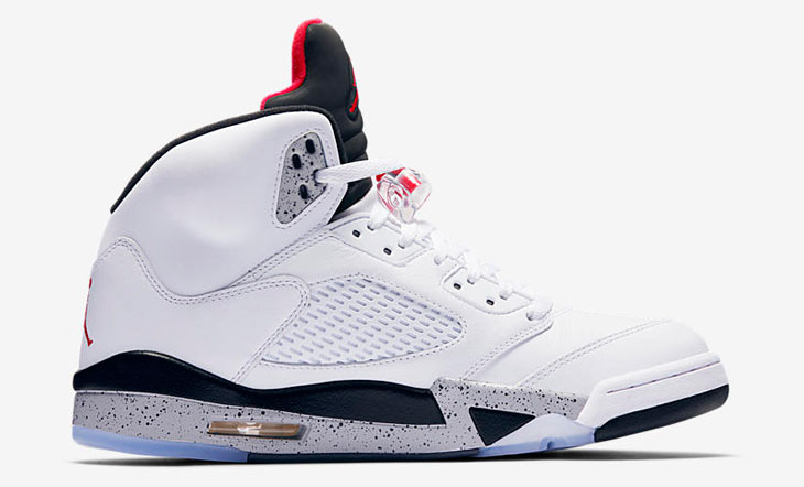 Air Jordan 5 White Cement | SportFits.com