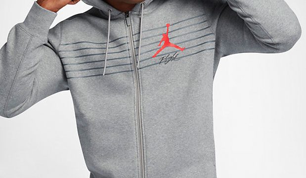 jordan flight fleece hoodie blue