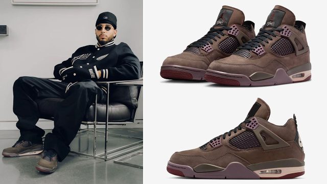 A Ma Maniere Air Jordan 4 Dark Mocha Outfits