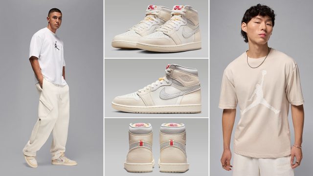 Air Jordan 1 High OG Sail Outfits to Match Sneakers