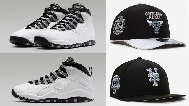 Air Jordan 10 Steel 2025 Hats to Match Sneakers