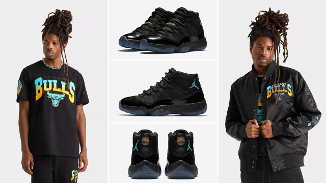 Air Jordan 11 Gamma 2025 Pro Standard Chicago Bulls Clothing Outfits to Match Sneakers