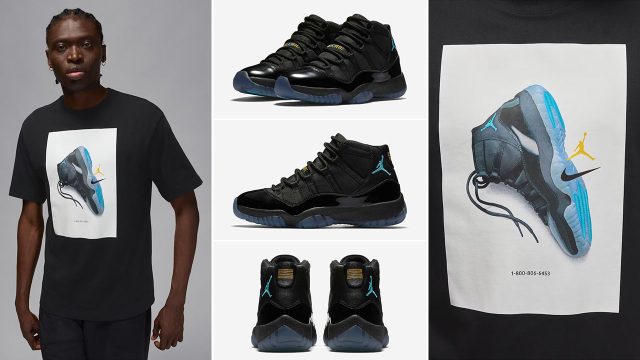 Air Jordan 11 Gamma Blue 2025 Graphic T Shirt Outfit
