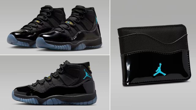 Air Jordan 11 Gamma Blue 2025 Wallet