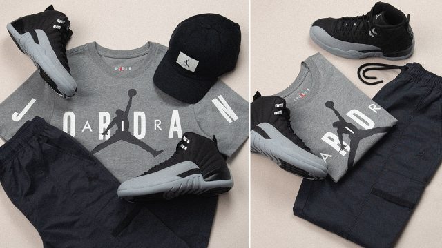 grey jordan 12 outfit