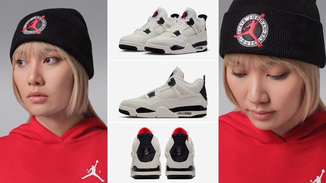 Air Jordan 4 Flight Club Hat Beanie