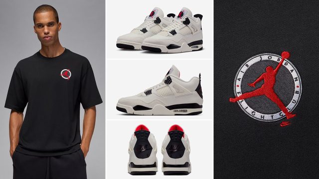 Air Jordan 4 Retro Flight Club Mens T Shirt