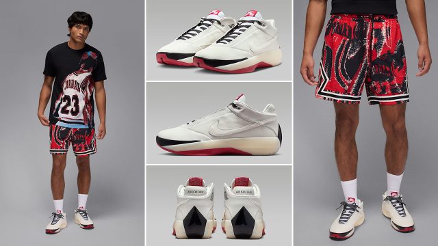 Air Jordan 40 Chicago Shoes Shirt Shorts Outfit